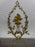 Vintage French Provincial Louis XVI Style Brass Trifold Mesh Screen Fireplace