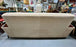 French Art Deco Sofa or Settee with Beige Velvet Upholstery & Rosewood Armrests