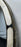 Art Deco Style Handmade White & Black with Brass Inlay Round Mirror, a Pair