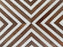 Art Deco Style Brown & White Sculptural Resin & Walnut Side or End Table, a Pair