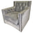 Bernhardt Furniture Mid-Century Modern Style Gray Suede Club or Lounge Chair