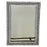 Art Deco Style Black & White Resin Diamond Design Wall or Console Mirror, a pair