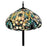 Art Nouveau Tiffany Sale Blue Stained Glass Dome Shaped Shade Floor Lamp