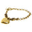 Tiffany-Style 18K Gold Heart Charm Bracelet