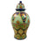Mexican Talavera Multi-color Handmade Pottery Lidded Vase or Urn