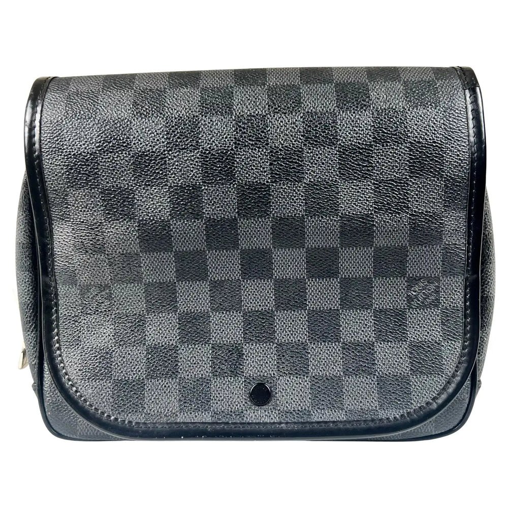 Louis Vuitton Damier Graphite Hanging Toiletry Pouch bag Travel Organizer