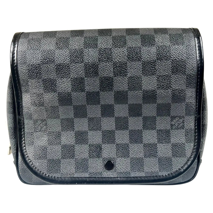 Louis Vuitton Damier Graphite Hanging Toiletry Pouch bag Travel Organizer