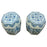 Chinese Qianlong Style Porcelain Octagonal Garden Blue & White Stool, a Pair