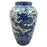 Imperial Chinese Qing Dynasty Style Blue & White Dragon Porcelain Vase