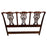 Baker Furniture Chippendale Style Carved Mahogany Queen pierced splat Headboard