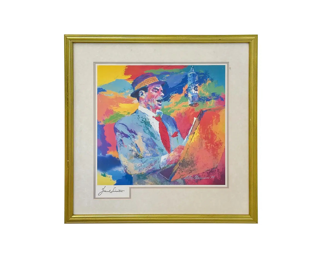 LeRoy Nieman "Frank Sinatra, Duets Album" Lithograph, Plate Signed & Framed