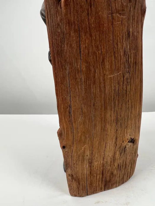 African Makonde Ebony Tree of Life Sculpture Tribal Art, 1970's 1970's