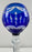 Rare Murano Glass Decanter in Cobalt Blue with Jewel-Tone StemGlasses Set, 7 Pcs