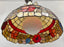 Tiffany Style Art Nouveau Stained Glass Multicolor Pendant Or Chandelier