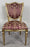 French Louis XVI Style Gilt & Plum Damask Pattern Upholstery Dining Chairs 10pcs