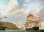 Paul R. Hee Maritime Scene Oil Painting on Canvas Signed and Framed 1950's