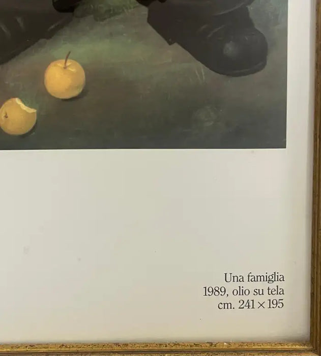 Fernando Botero Una Famiglia 1991 Original Poster 1989