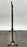 Antique French Art Nouveau Brass Firescreen with Floral & Ribbon Bouquet