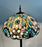 Art Nouveau Tiffany Sale Blue Stained Glass Dome Shaped Shade Floor Lamp