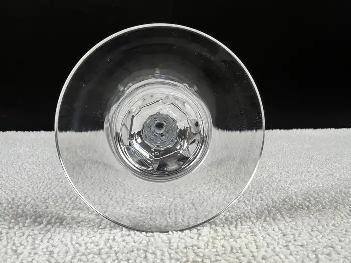 Faberge Atelier Bristol Crystal 10 inch Champagne Flutes, a Set of 2