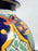 Mexican Talavera Multi-color Handmade Pottery Lidded Vase or Urn