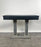 Art Deco Style Black & White Resin Console Table in Diamond Pattern