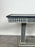 Art Deco Style Black & White Resin Console Table in Diamond Pattern