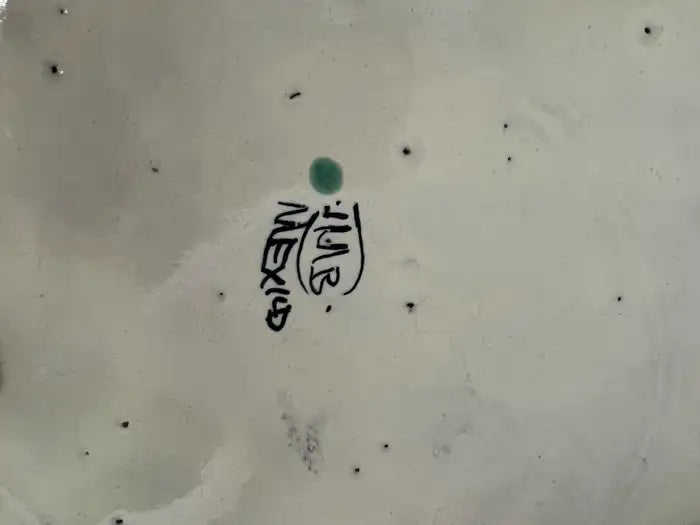 Mexican Talavera Multi-color Handmade Pottery Lidded Vase or Urn