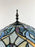Art Nouveau Tiffany Sale Blue Stained Glass Dome Shaped Shade Floor Lamp