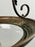 French Regency Style Bell Jar Pendant with Seeded Glass and Acanthus Leaf Bronze