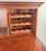 Traditional Style Mahogany Wine Bar Secretary Cabinet by South Cone Trading Co