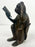 Vintage Brass Monkey Reading Book Figurine & Paperweight , a Pair