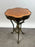 French Empire Louis XV Style Winged Angels Bronze Inlaid Gueridon Pedestal Table