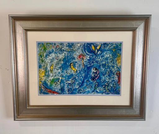 Marc Chagall " Peace" Lithograph, Hand Signed and Frame 1974