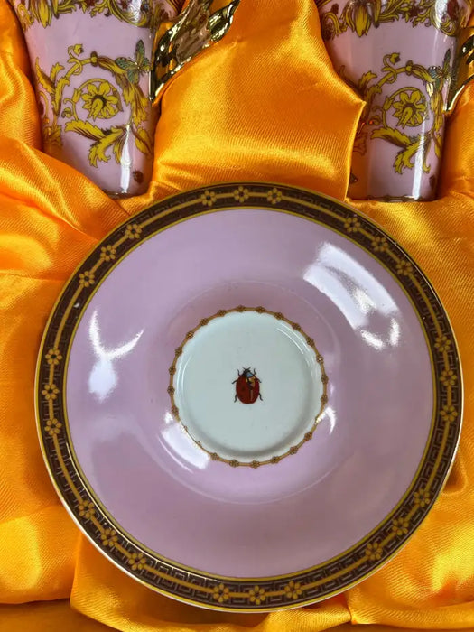 Le Jardin de Versace Rutherford Butterfly Lady Bug Garden Coffee Set, 12Pcs