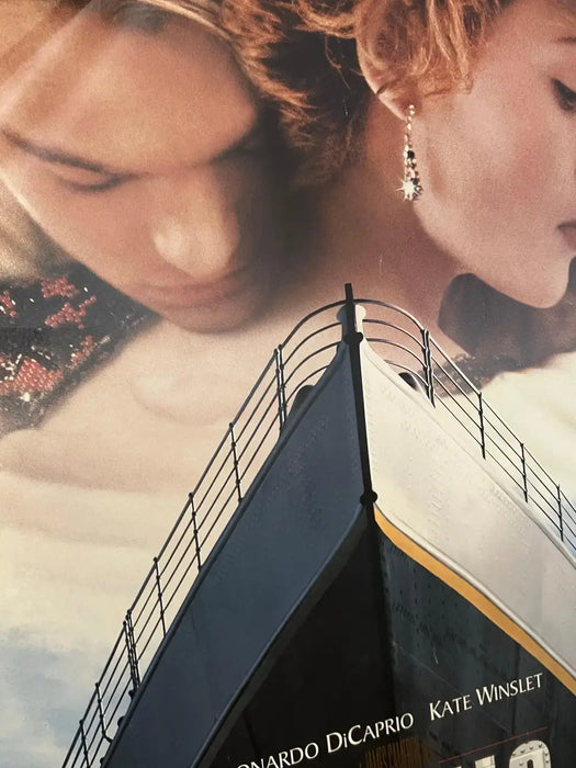 Titanic 1997 Original Movie Poster, Leonardo DiCaprio Kate Winslet, Framed 1997
