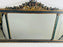 French Rococo Revival w Art Deco Flair Gilt & Ebony Three-Panel Mantel Mirror