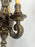 French Louis XVI Revival Style Patinated Bronze Wall Sconce Two Arms, a Pair