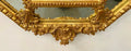 French Regency Style Gilt Wood Octagonal Wall, Console or Mantel Mirror