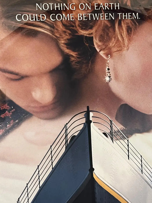 Titanic 1997 Original Movie Poster, Leonardo DiCaprio Kate Winslet, Framed 1997