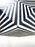 Art Deco Style Sculptural Resin Black and White Side or End Table, a Pair