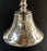 Modern Silver Cone Pendant in Antiqued Finish