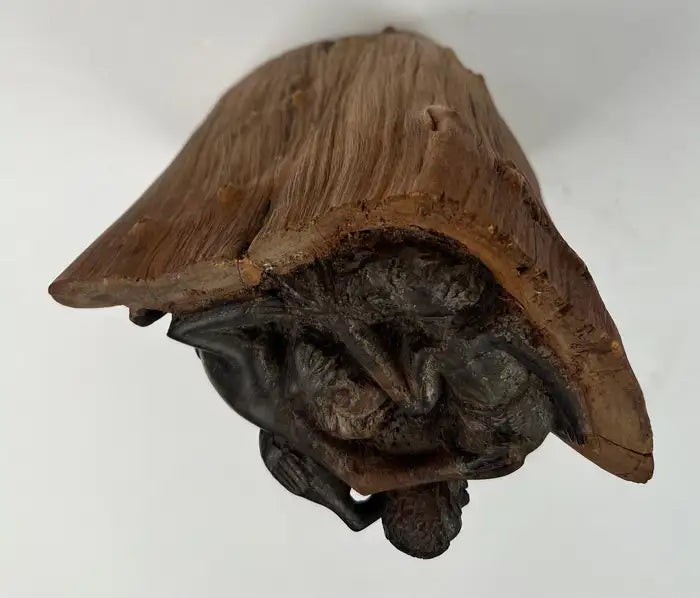 African Makonde Ebony Tree of Life Sculpture Tribal Art, 1970's 1970's