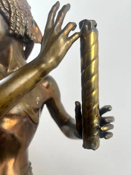 Jean-Baptiste Germain "Le Torrent" Bronze Sculpture for Tiffany &Co, Signed 1890