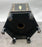 Asian Black Lacquer Hexagonal Side Table with Hand-Painted Gold & Figural Pane