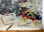 Helen Botway Bougainvillea in a Dark Urn Oil on Board Painting, Signed 1960's