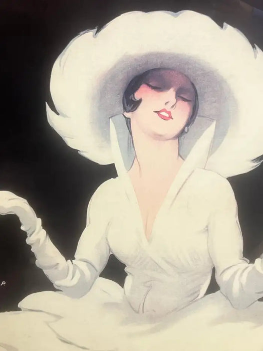 Marcello Dudovich Vermouth Bianco Martini & Rossi, Torino Poster, Framed