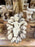 Religious Hand Carved Olive Wood Nativity Set with Stable, Holy Family, Wise Men