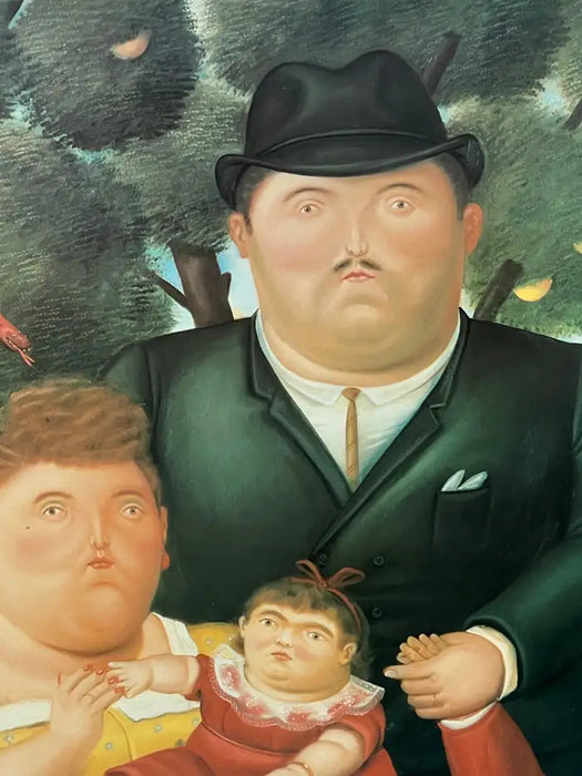 Fernando Botero Una Famiglia 1991 Original Poster 1989