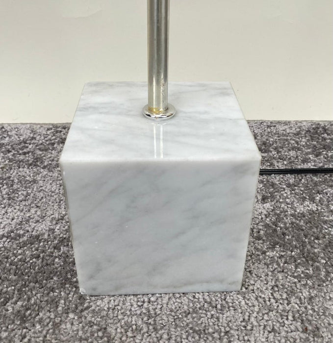 Mid-Century Modern Chrome & Marble Base in the Manner of George Kovacs